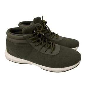 Geisswein Boots Mens Size 13 US Merino Wool Sneaker High Top Green Winter 46 EU